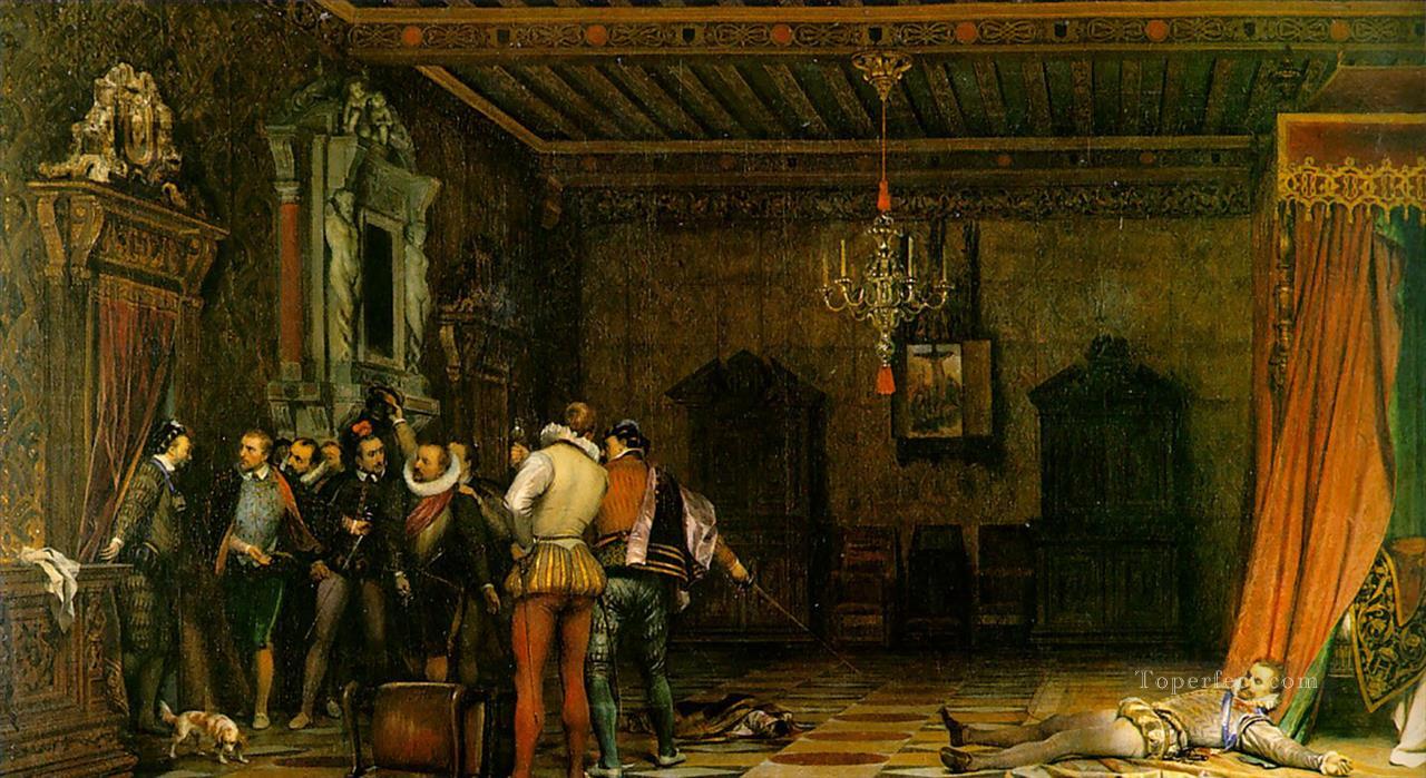 assassination 1834 histories Hippolyte Delaroche Oil Paintings